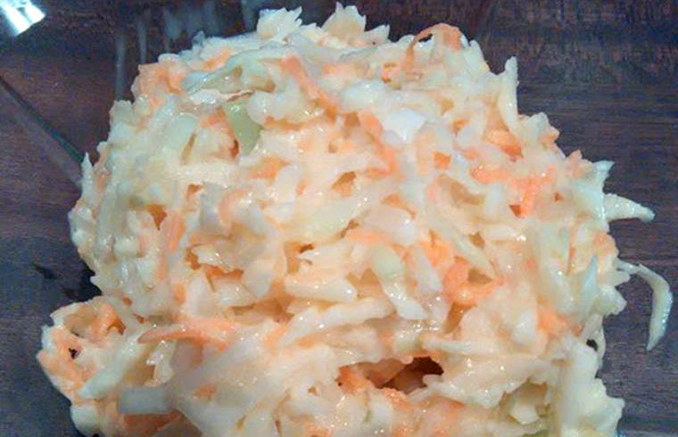 Coleslaw som den fås hos KFC