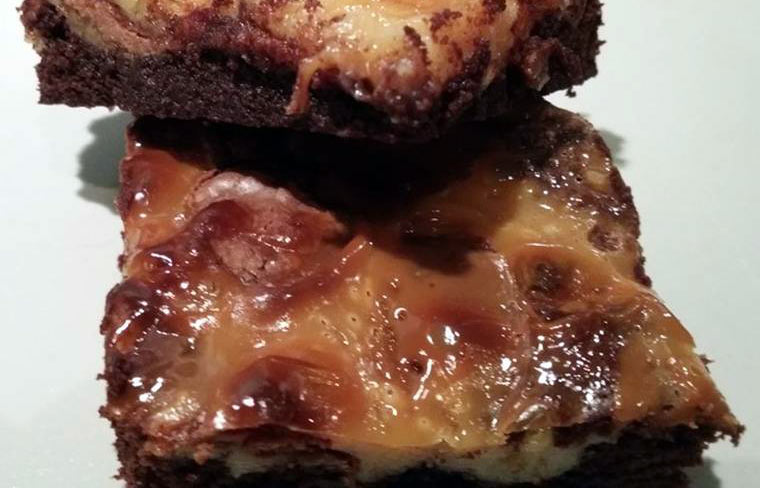Karamelliseret brownie
