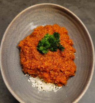 Pølse og svampe ragu