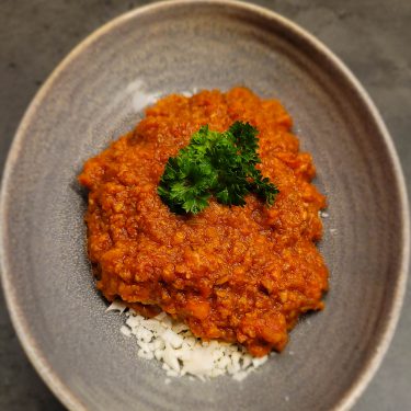 Pølse og svampe ragu