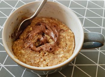 Havregryn og nutella kop kage