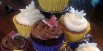 Chokolade og espressocupcakes