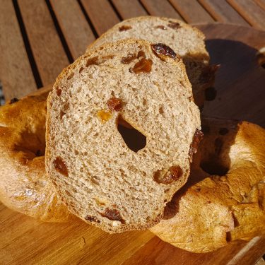 Kanel og rosin bagels