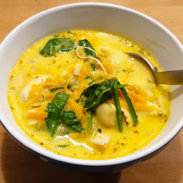Kylling og gnocchi suppe