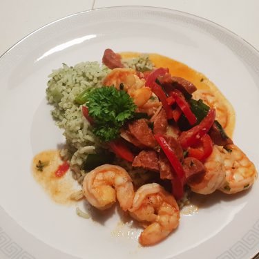 Rejer med Chorizo