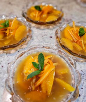 Spansk appelsindessert