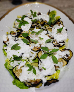 Squashsalat med burrata